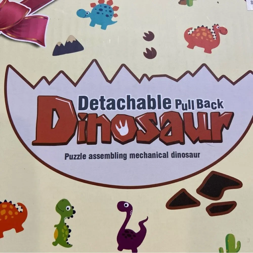 New in Box Fickle Brand‎ Lot Of Pull Back Cars and Dinosaurs